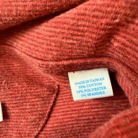 Southern Tide Men's 1/4 Zip Textured Knit Long Sleeve Sweater Coral Pink XL - Picture 4 of 7